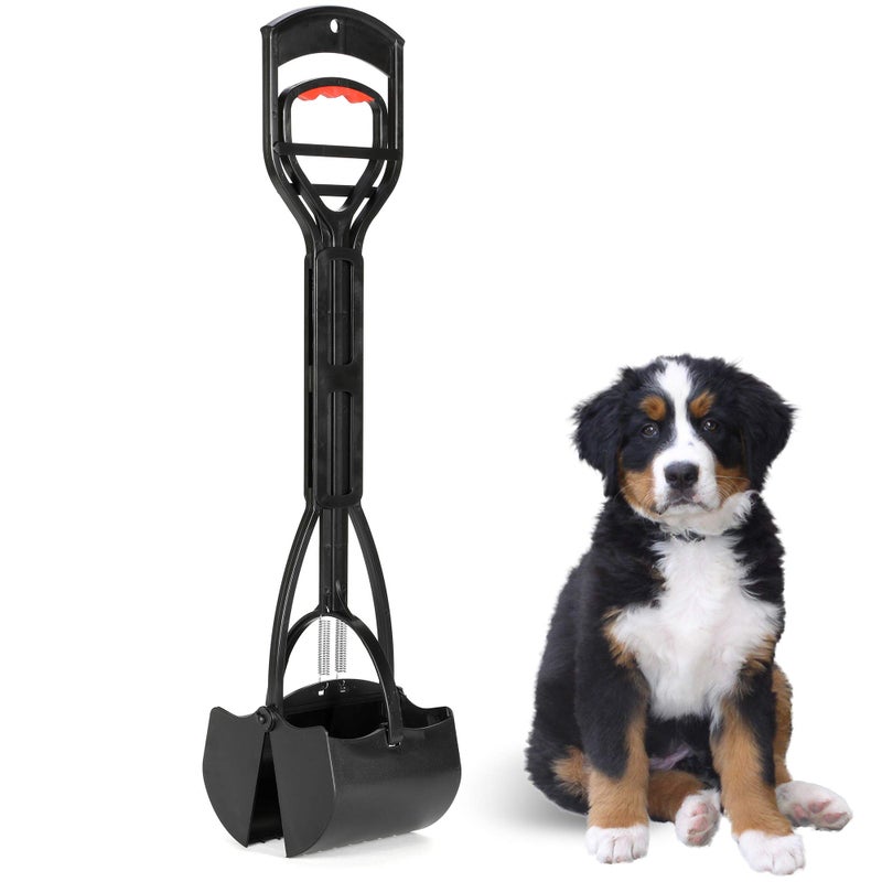 Dogit Jawz Dog Waste Scooper, Dog Pooper Scooper for Easy Pavement Pick Up, D128 - Image 1